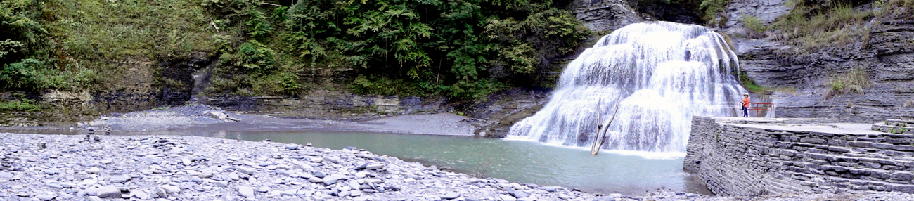 the Lower Falls at Robert H Treman state Park